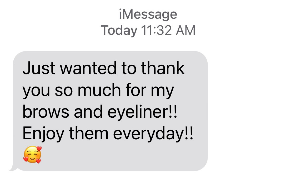  | AI Permanent Cosmetics Testimonial
